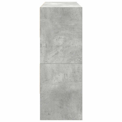 kenkätelineet 2 kpl Pinottava Betoni Harmaa 89,5x30x40 cm