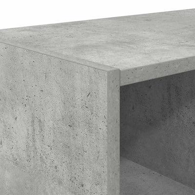 kenkätelineet 2 kpl Pinottava Betoni Harmaa 89,5x30x40 cm