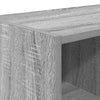Kenkäteline Pinottava Harmaa Sonoma 89,5x30x40 cm