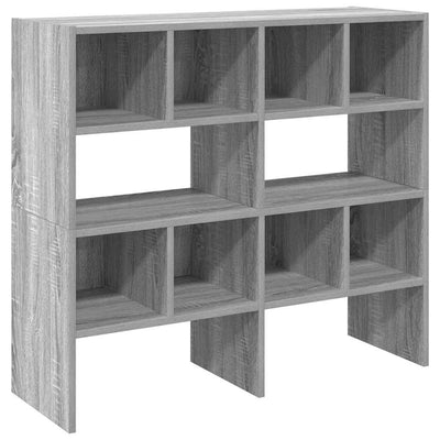 kenkätelineet 2 kpl Pinottava Harmaa Sonoma 89,5x30x40 cm