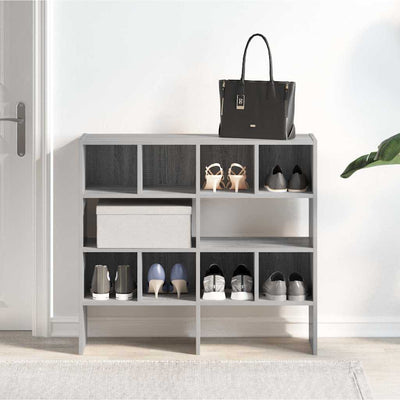 kenkätelineet 2 kpl Pinottava Harmaa Sonoma 89,5x30x40 cm