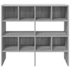 kenkätelineet 2 kpl Pinottava Harmaa Sonoma 89,5x30x40 cm