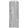 kenkätelineet 2 kpl Pinottava Harmaa Sonoma 89,5x30x40 cm