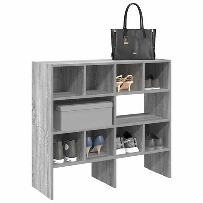 kenkätelineet 2 kpl Pinottava Harmaa Sonoma 89,5x30x40 cm