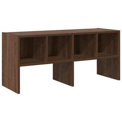 Kenkäteline Pinottava ruskea tammi 89,5x30x40 cm
