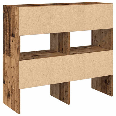 kenkätelineet 2 kpl Pinottava vanha puu 89,5x30x40 cm