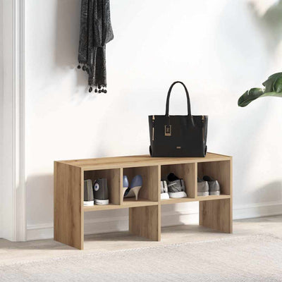 Kenkäteline Pinottava Artisan Oak 89,5x30x40 cm