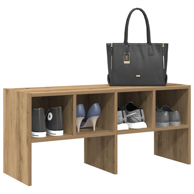 Kenkäteline Pinottava Artisan Oak 89,5x30x40 cm