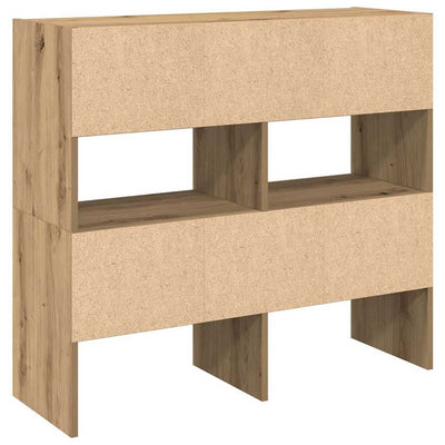 kenkätelineet 2 kpl Pinottava Artisan Oak 89,5x30x40 cm