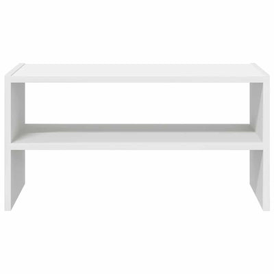Kenkäteline pinottava valkoinen 60x30x30,5 cm
