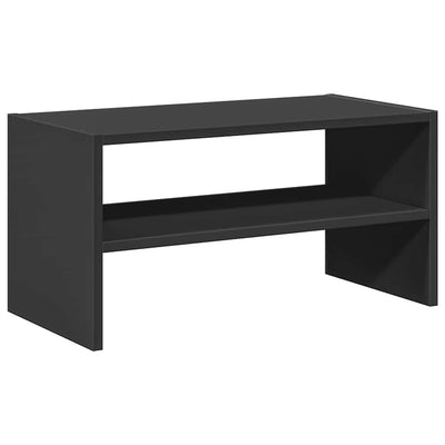Kenkäteline Pinottava musta tammi 60x30x30,5 cm