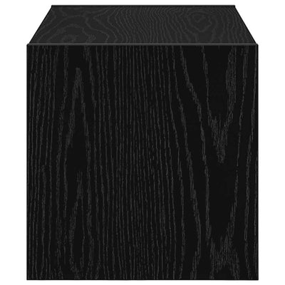 Kenkäteline Pinottava musta tammi 60x30x30,5 cm