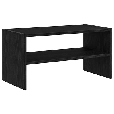 Kenkäteline Pinottava musta tammi 60x30x30,5 cm