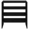 kenkätelineet 2 kpl Pinottava musta tammi 60x30x30,5 cm