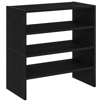 kenkätelineet 2 kpl Pinottava musta tammi 60x30x30,5 cm