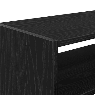 kenkätelineet 2 kpl Pinottava musta tammi 60x30x30,5 cm