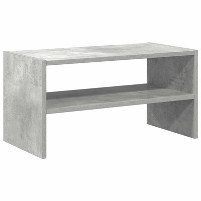 Kenkäteline Pinottava Betoni Harmaa 60x30x30,5 cm