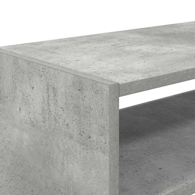 Kenkäteline Pinottava Betoni Harmaa 60x30x30,5 cm