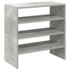 kenkätelineet 2 kpl Pinottava Betoni Harmaa 60x30x30,5 cm