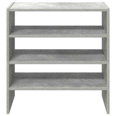 kenkätelineet 2 kpl Pinottava Betoni Harmaa 60x30x30,5 cm