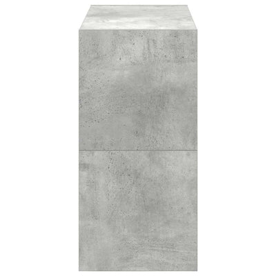kenkätelineet 2 kpl Pinottava Betoni Harmaa 60x30x30,5 cm