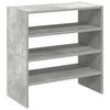 kenkätelineet 2 kpl Pinottava Betoni Harmaa 60x30x30,5 cm