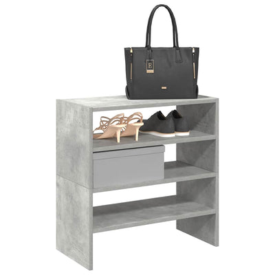 kenkätelineet 2 kpl Pinottava Betoni Harmaa 60x30x30,5 cm
