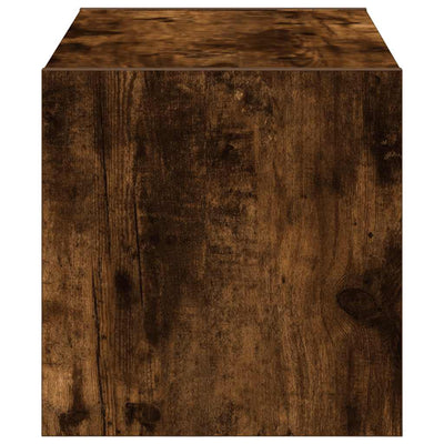 kenkäteline Pinottava savustettu tammi 60x30x30,5 cm