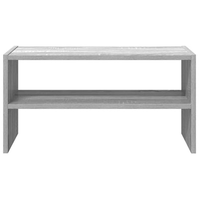 Kenkäteline Pinottava Harmaa Sonoma 60x30x30,5 cm