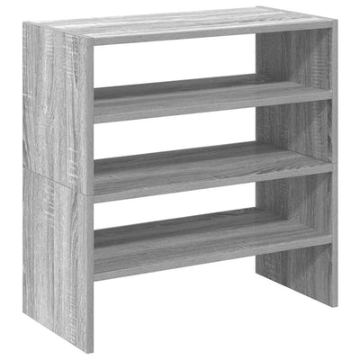 kenkätelineet 2 kpl Pinottava Harmaa Sonoma 60x30x30,5 cm