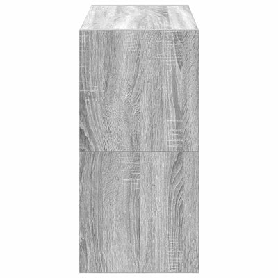 kenkätelineet 2 kpl Pinottava Harmaa Sonoma 60x30x30,5 cm