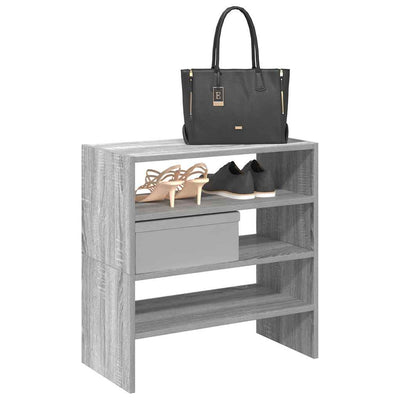 kenkätelineet 2 kpl Pinottava Harmaa Sonoma 60x30x30,5 cm