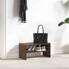 Kenkäteline Pinottava ruskea tammi 60x30x30,5 cm