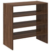 kenkätelineet 2 kpl Pinottava ruskea tammi 60x30x30,5 cm