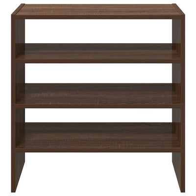 kenkätelineet 2 kpl Pinottava ruskea tammi 60x30x30,5 cm