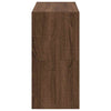 kenkätelineet 2 kpl Pinottava ruskea tammi 60x30x30,5 cm