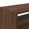 kenkätelineet 2 kpl Pinottava ruskea tammi 60x30x30,5 cm