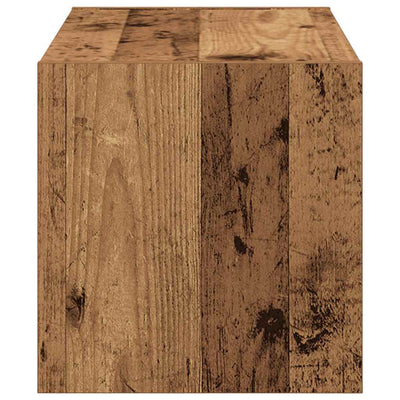 Kenkäteline Pinottava Vanha Puu 60x30x30,5 cm