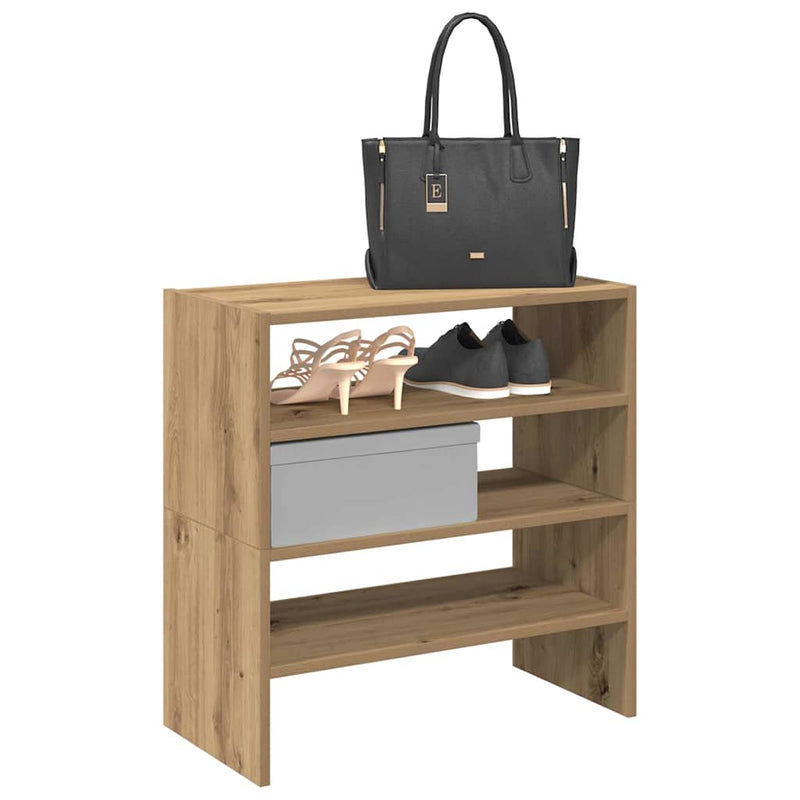 kenkätelineet 2 kpl Pinottava Artisan Oak 60x30x30,5 cm