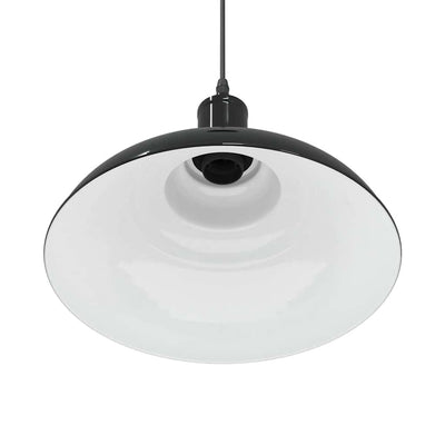Riippuvalaisin Korkeussäädettävä E27 Kiiltävä Musta Ø 31 cm