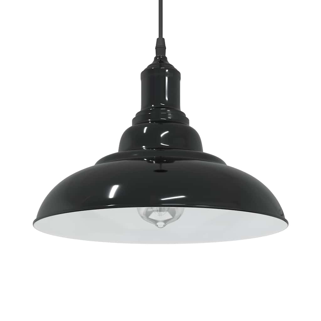 Musta riippuvalaisin Iumeghiul Ø 31cm (korkeussäädettävä e27 kiiltävä)