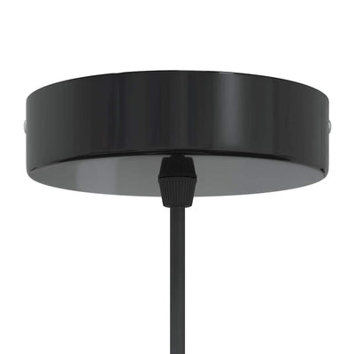 Riippuvalaisin Korkeussäädettävä E27 Kiiltävä Harmaa Ø 31 cm