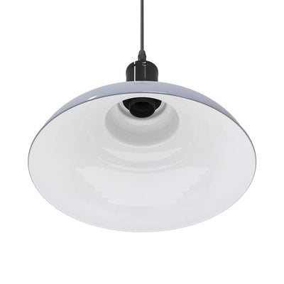 Riippuvalaisin Korkeussäädettävä E27 Kiiltävä Harmaa Ø 31 cm