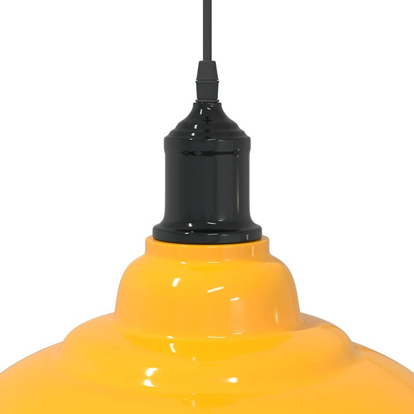Riippuvalaisin Korkeussäädettävä E27 Kiiltävä Keltainen Ø 31 cm