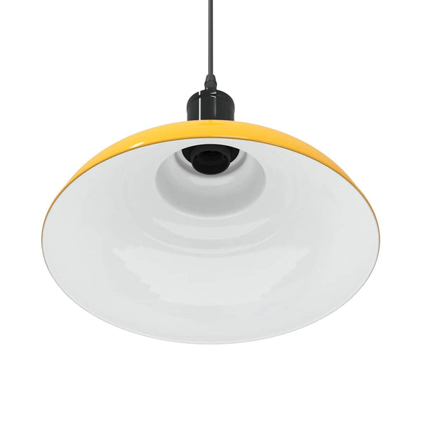 Riippuvalaisin Korkeussäädettävä E27 Kiiltävä Keltainen Ø 31 cm