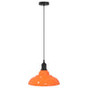Riippuvalaisin Korkeussäädettävä E27 Kiiltävä Oranssi Ø 31 cm