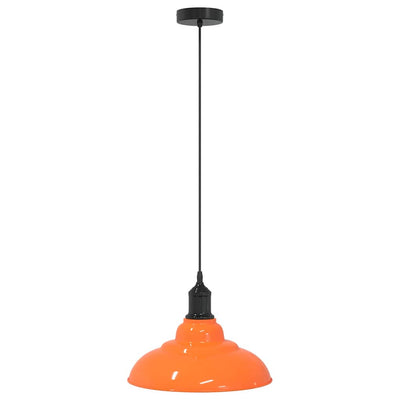 Riippuvalaisin Korkeussäädettävä E27 Kiiltävä Oranssi Ø 31 cm