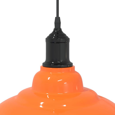 Riippuvalaisin Korkeussäädettävä E27 Kiiltävä Oranssi Ø 31 cm