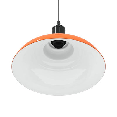 Riippuvalaisin Korkeussäädettävä E27 Kiiltävä Oranssi Ø 31 cm
