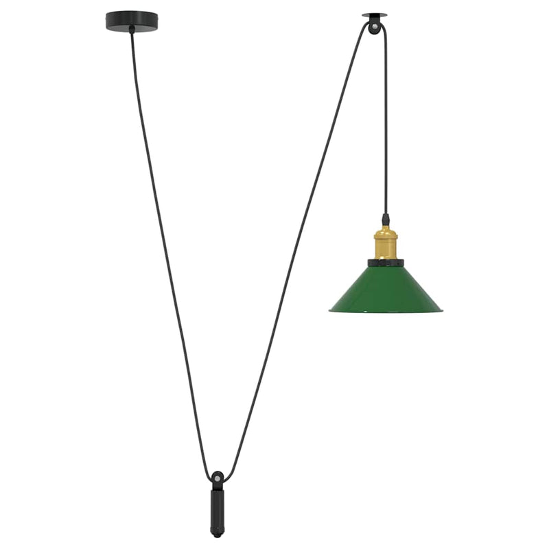 Vihreä riippuvalaisin Emilius Ø 22cm (korkeussäädettävä e27 kiiltävä)